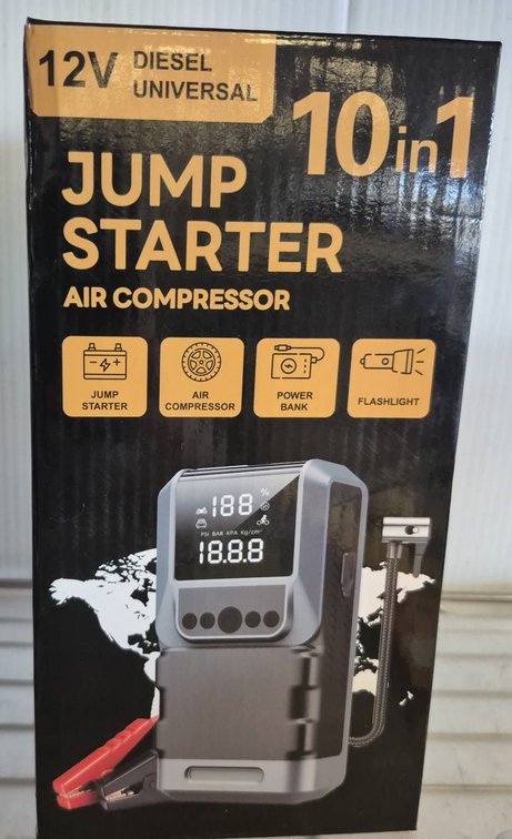 12V Diesel Universal 10-in-1 Jump Starter