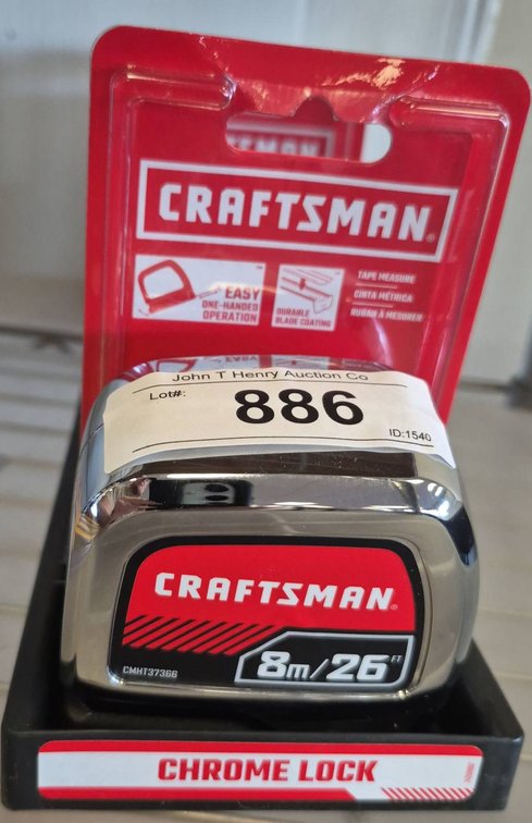 Craftsman Chrome Lock Tape Measure 8m/26ft