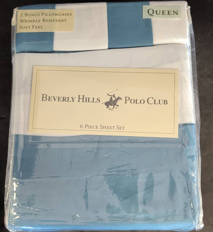 Beverly Hills Polo Club 6-Piece Queen Sheet Set