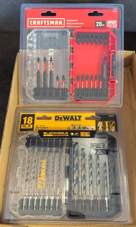 Craftsman Screwdriving Set & Dewalt Drill Bits