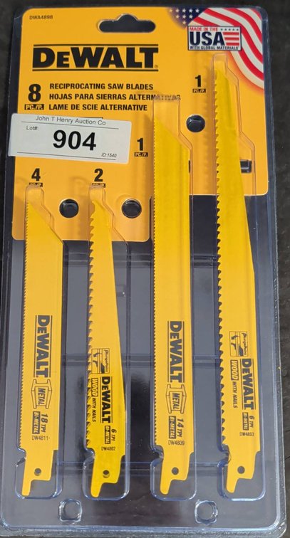 DEWALT 8-Piece Reciprocating Saw Blade Set