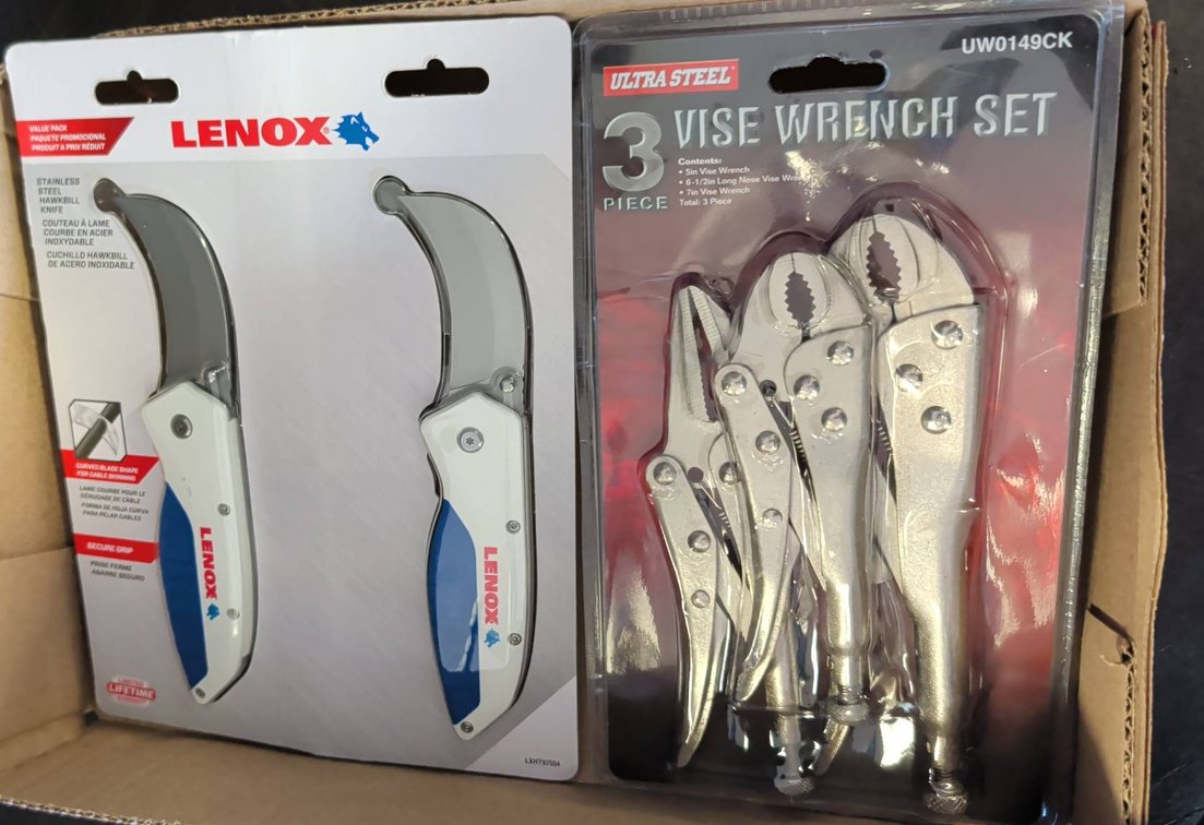 Lenox Knives & Ultra Steel 3pc Vise Wrench Set