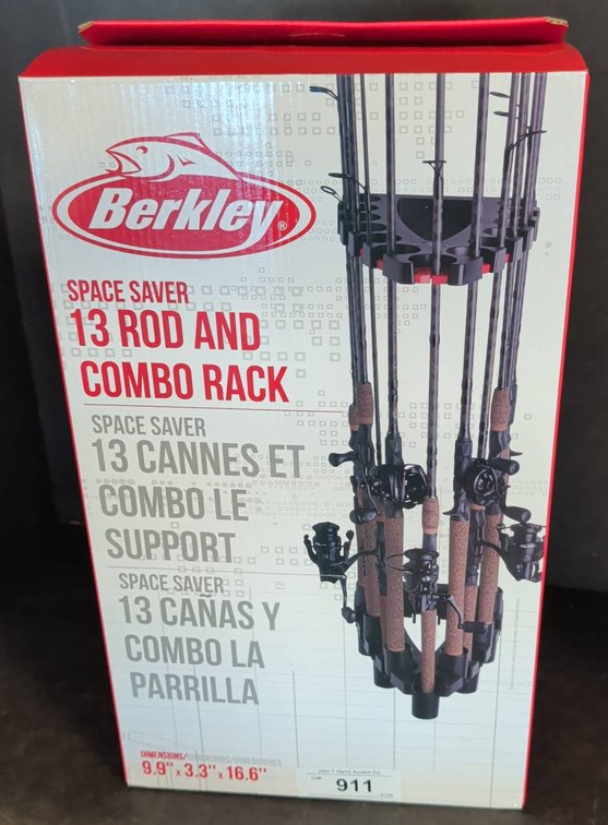 Berkley 13 Rod and Combo Rack Space Saver