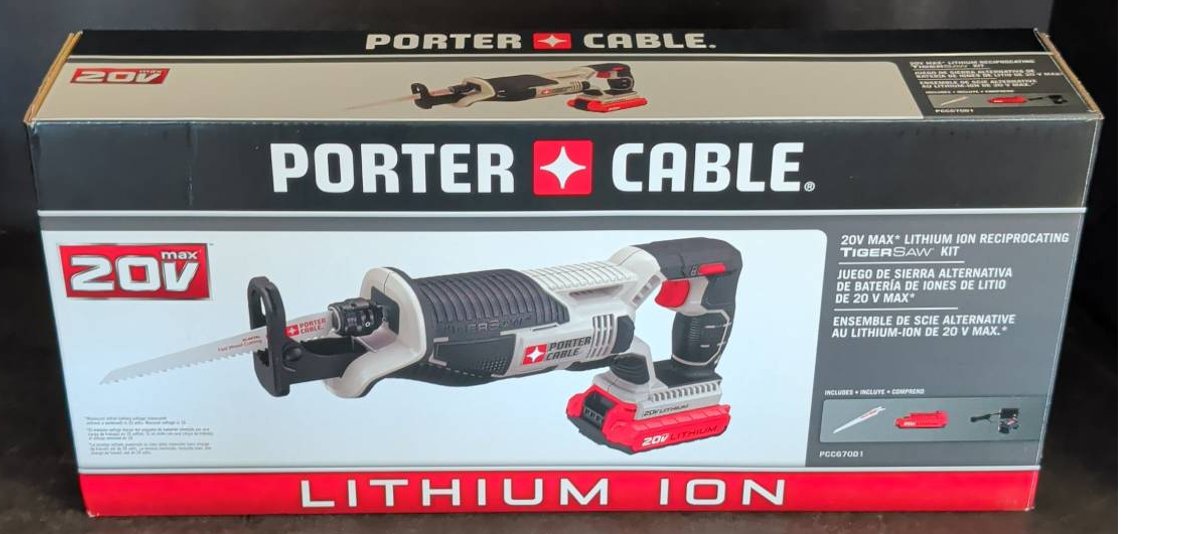 Porter Cable 20V Max Reciprocating Saw Kit