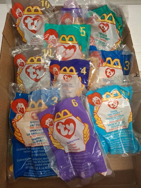 McDonald's Ty Teenie Beanie Babies Set