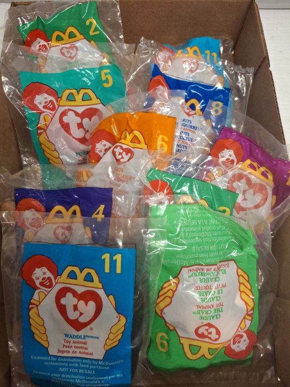 Ty Beanie Babies McDonald's Toys Sealed