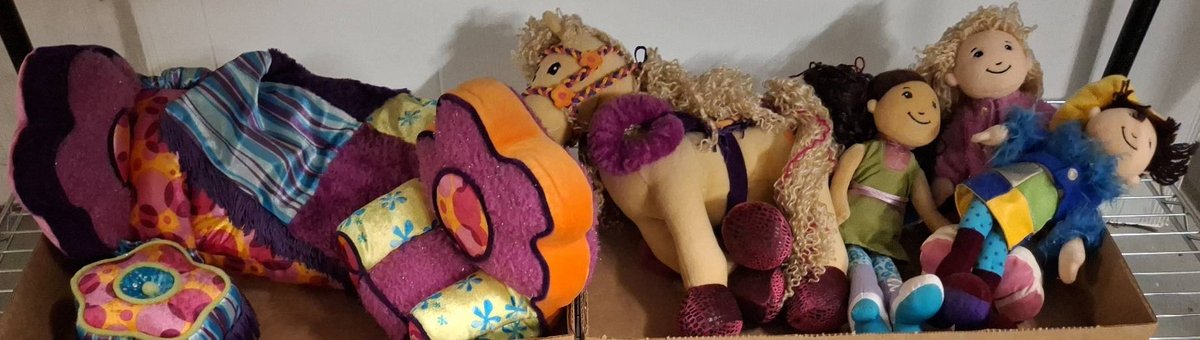 Stuffed Dolls, Plush Horse & Pillows