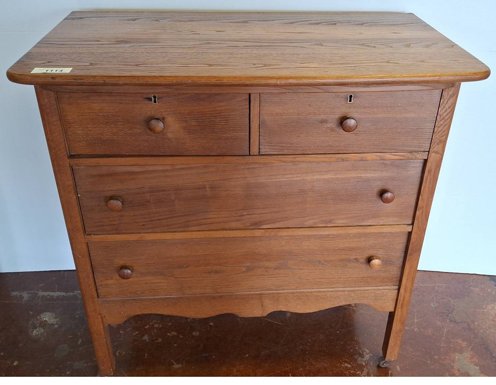Wood Chest of Drawers 36x20x36