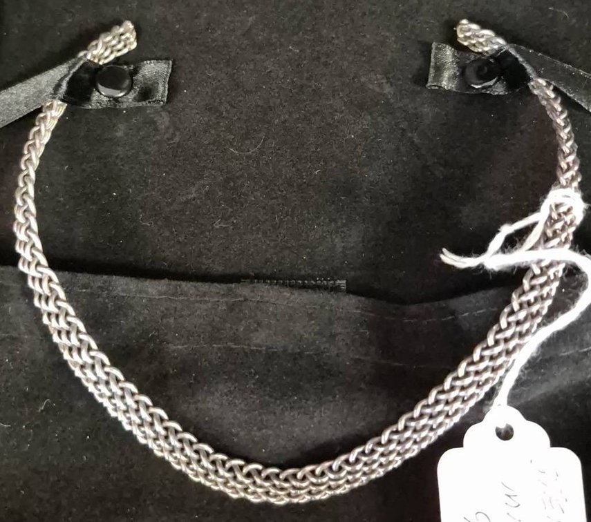 Sterling Silver Chain Bracelet Marked 925