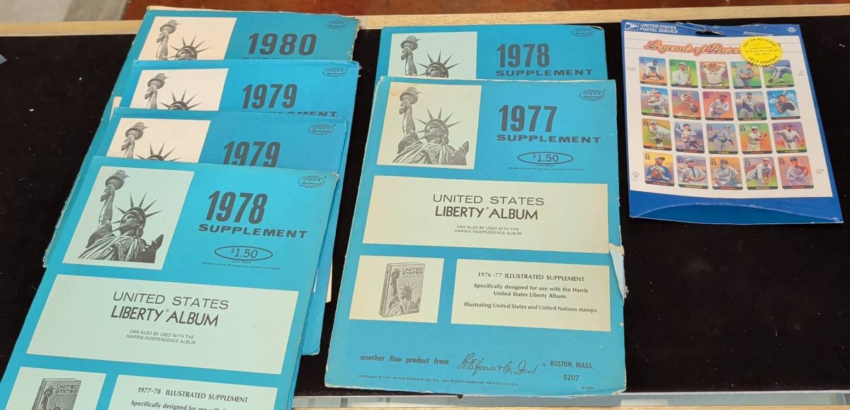 US Liberty/Plate Block Album Supplements 1968-1980