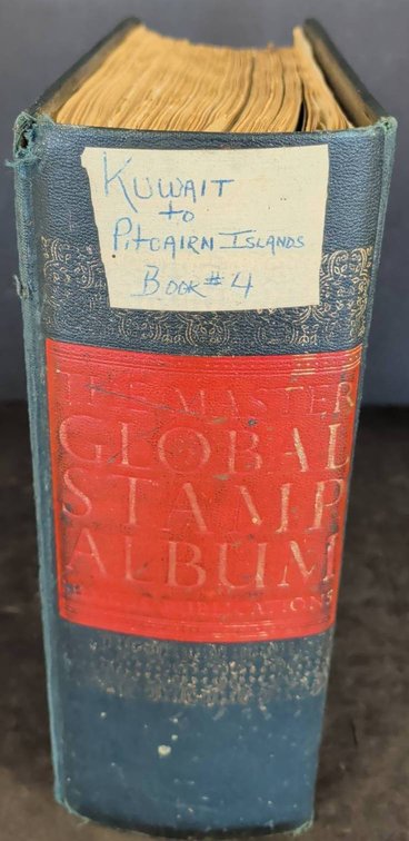 Global Stamp Album Book #4 Kuwait-Pitcairn