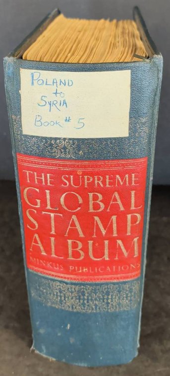 Supreme Global Stamp Album Book #5 Poland–Syria
