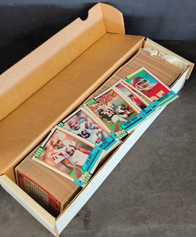 1989 Topps Football Cards Box Kansas City Chiefs