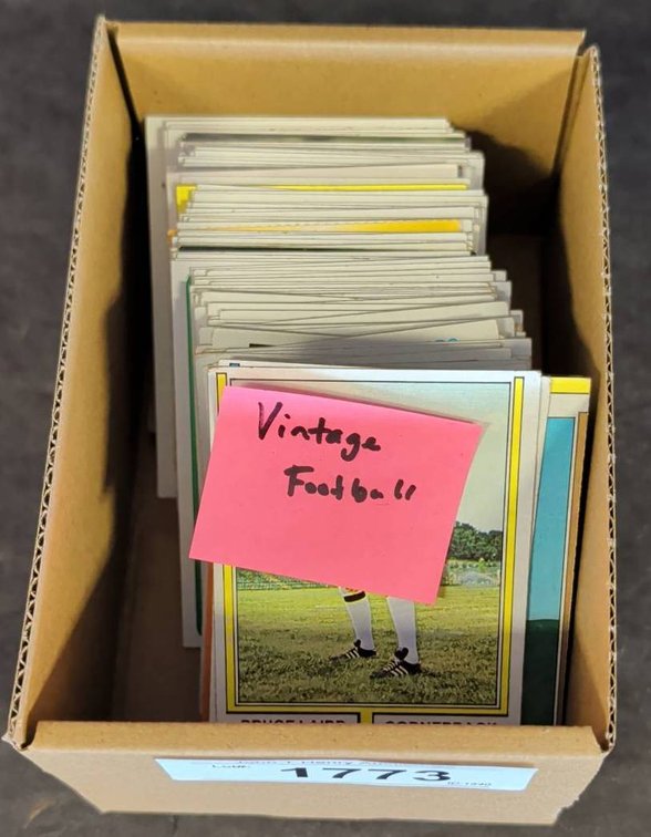 Football Trading Cards Unsorted Lot
