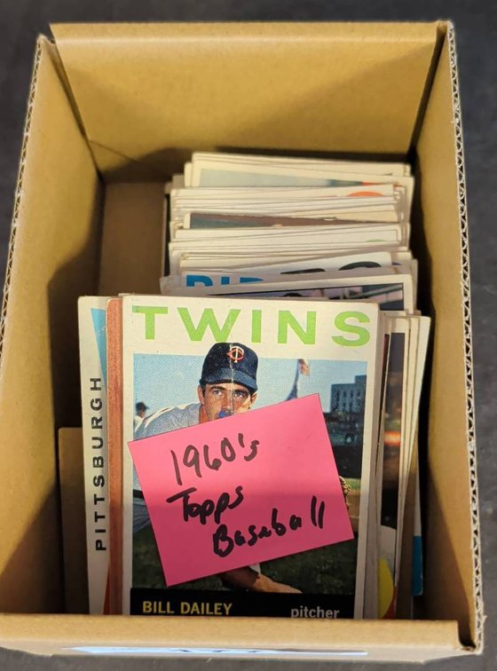 1960s Topps Baseball Card Collection Lot