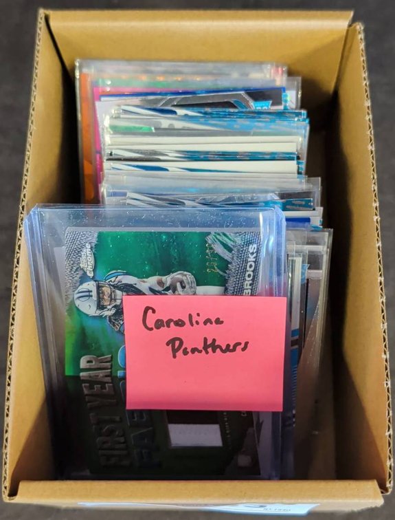 Carolina Panthers Rookie Football Cards Lot