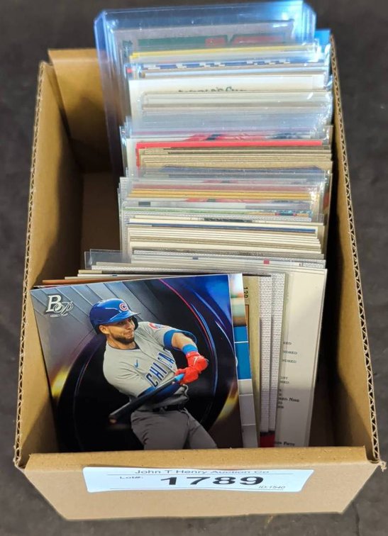 Chicago Cubs Baseball Card Collection Assortment