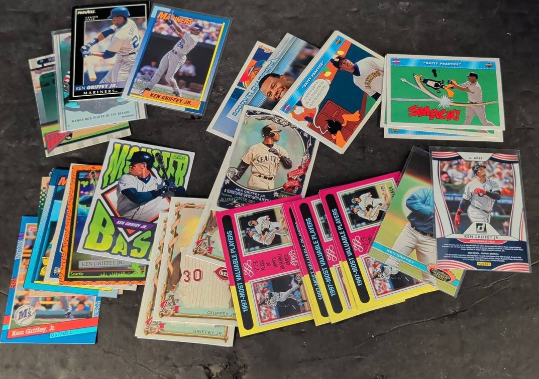 Ken Griffey Jr. Baseball Card Collection Assortment