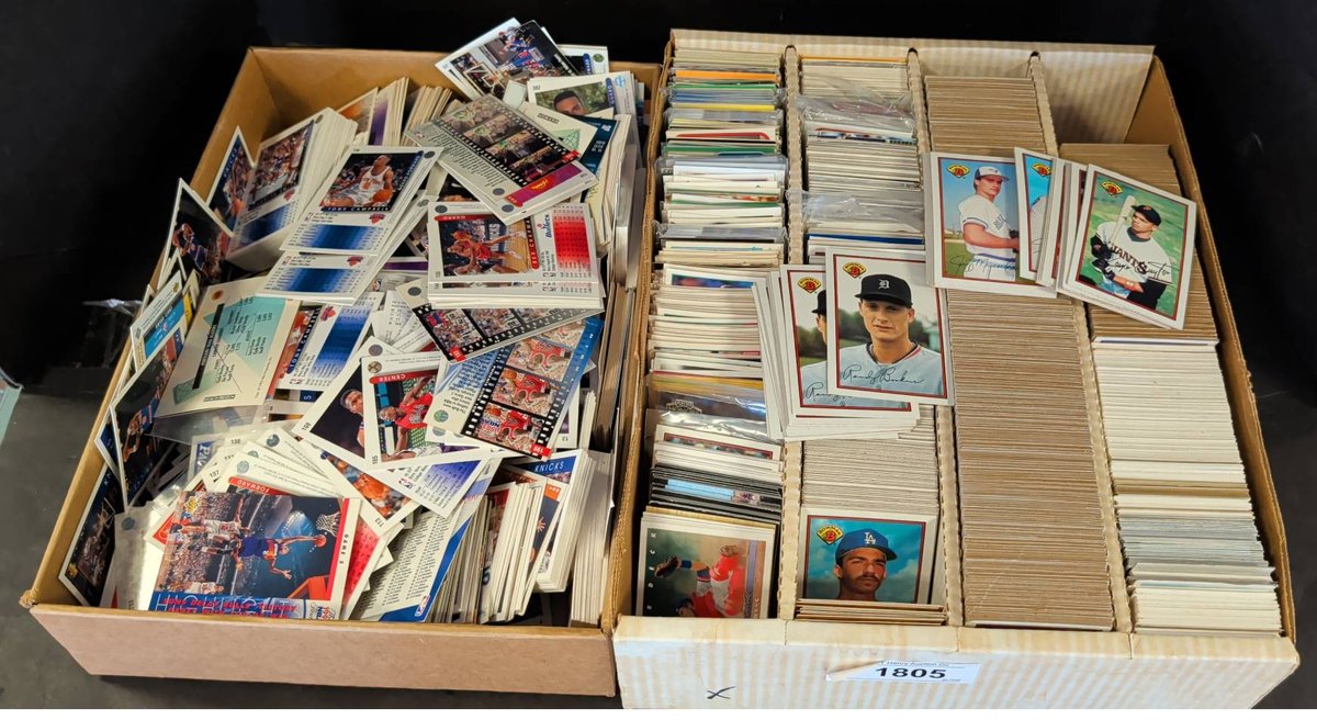 Large Lot Mixed Sports Cards Baseball Basketball