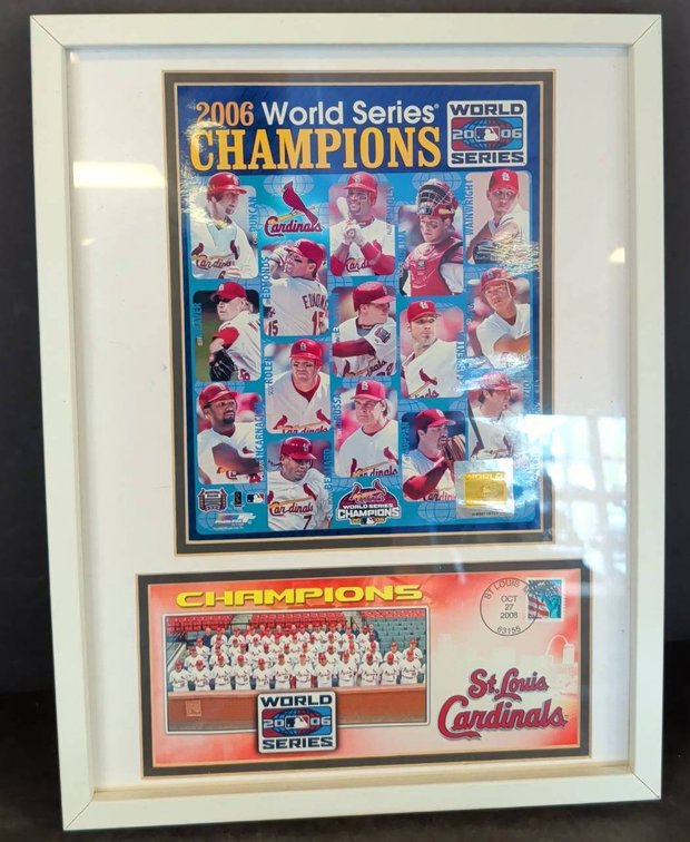 2006 St. Louis Cardinals World Series Champions Frame