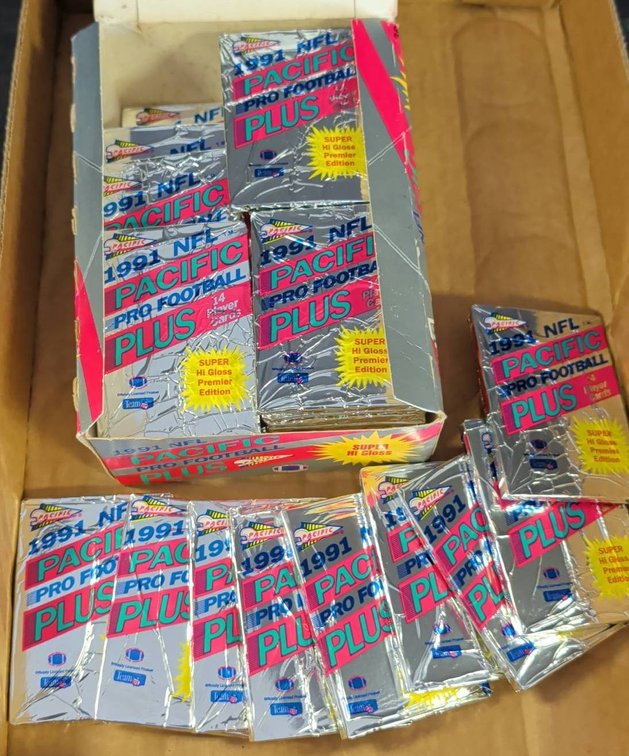 1991 Pacific NFL Pro Football Plus Wax Packs