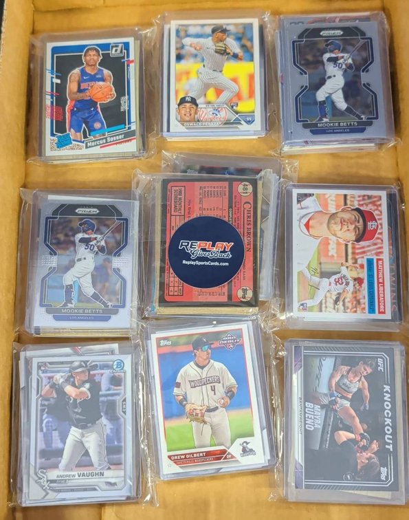 Sports Trading Card Assortment, 9 Packs
