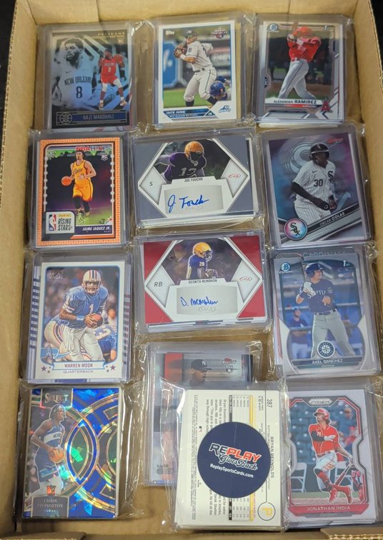 Sports Trading Card Lot Baseball Football NBA
