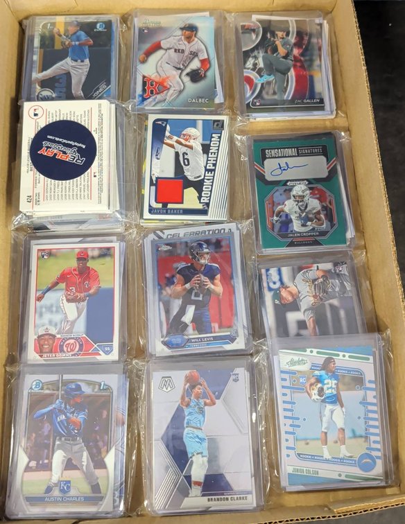 Sports Card Lot With Inserts & Autos