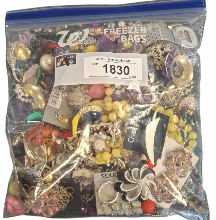 Large Costume Jewelry Lot Mixed Styles and Colors
