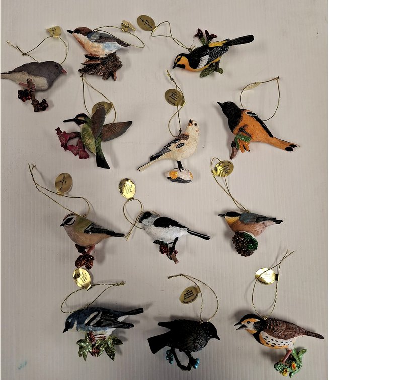 Danbury Mint Songbird Ornaments