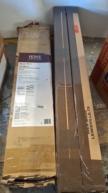 Home Decorators 34x64 Cordless Faux Wood Blinds