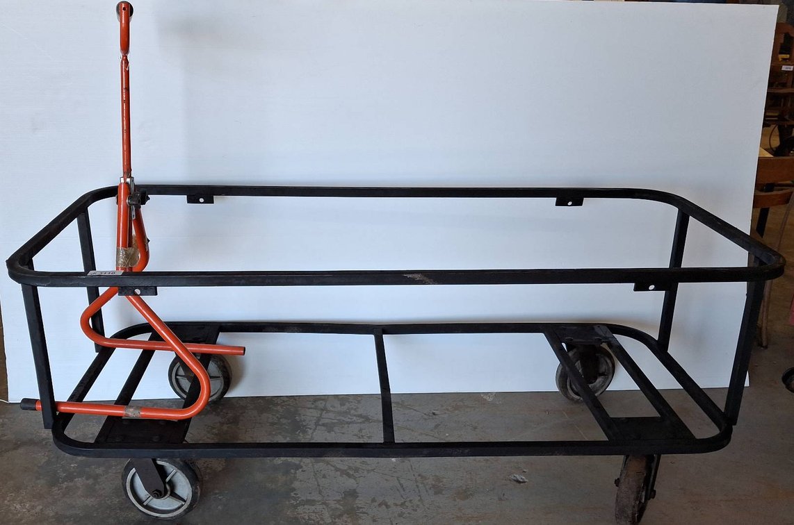 Steel Platform Cart and Lumber Roller, 2 Pc