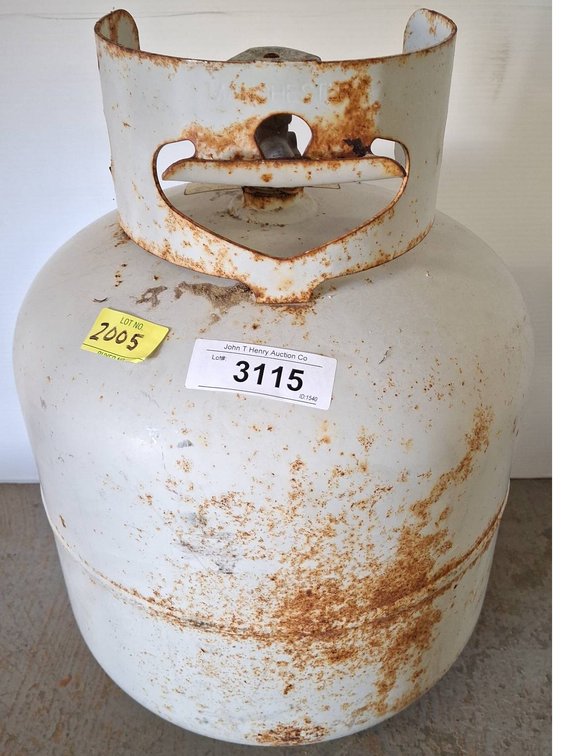 20 lb Steel Propane Tank With Valve