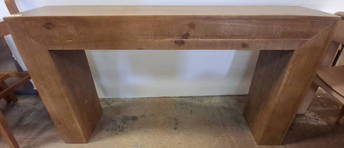 Wood Sofa Table 56x12x32