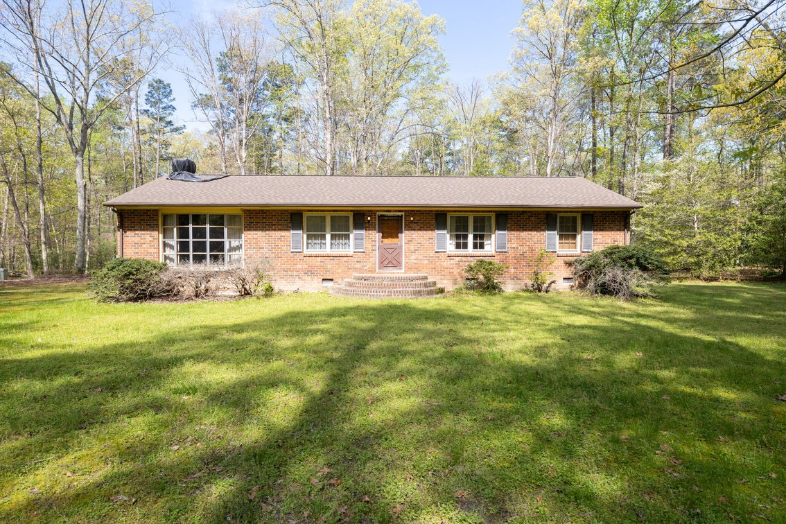 Image for Public Auction | Estate Settlement | 3 BR/2 BA Brick Rancher on 13.15 ± AC in Matoaca, VA | 1,586 ± SF of One-Level Living | 12610 Second Branch Road | Chesterfield County