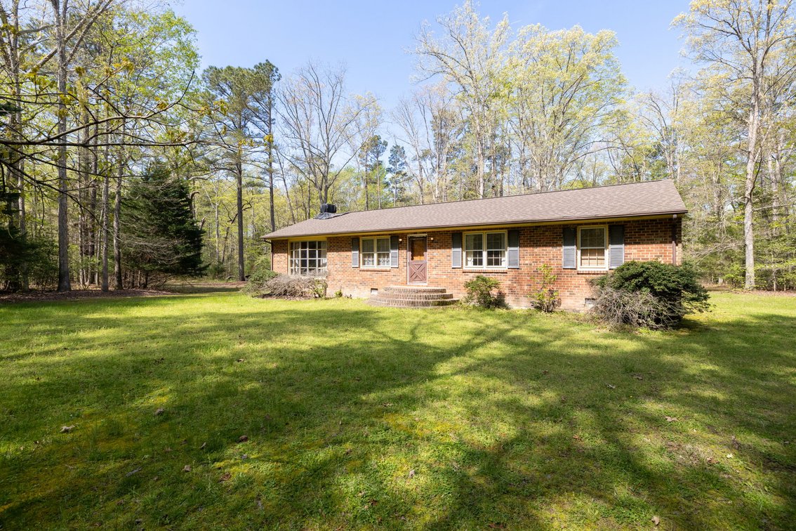 Image for Public Auction | Estate Settlement | 3 BR/2 BA Brick Rancher on 13.15 ± AC in Matoaca, VA | 1,586 ± SF of One-Level Living | 12610 Second Branch Road | Chesterfield County