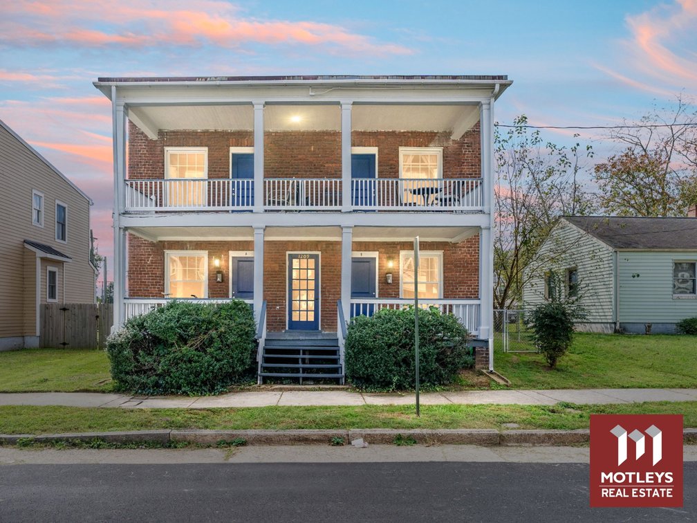 SOLD! | Quadplex within Walking Distance to VCU | Renovated | 2,496 SF | 1209 Wallace Street | Richmond, VA | 23220
