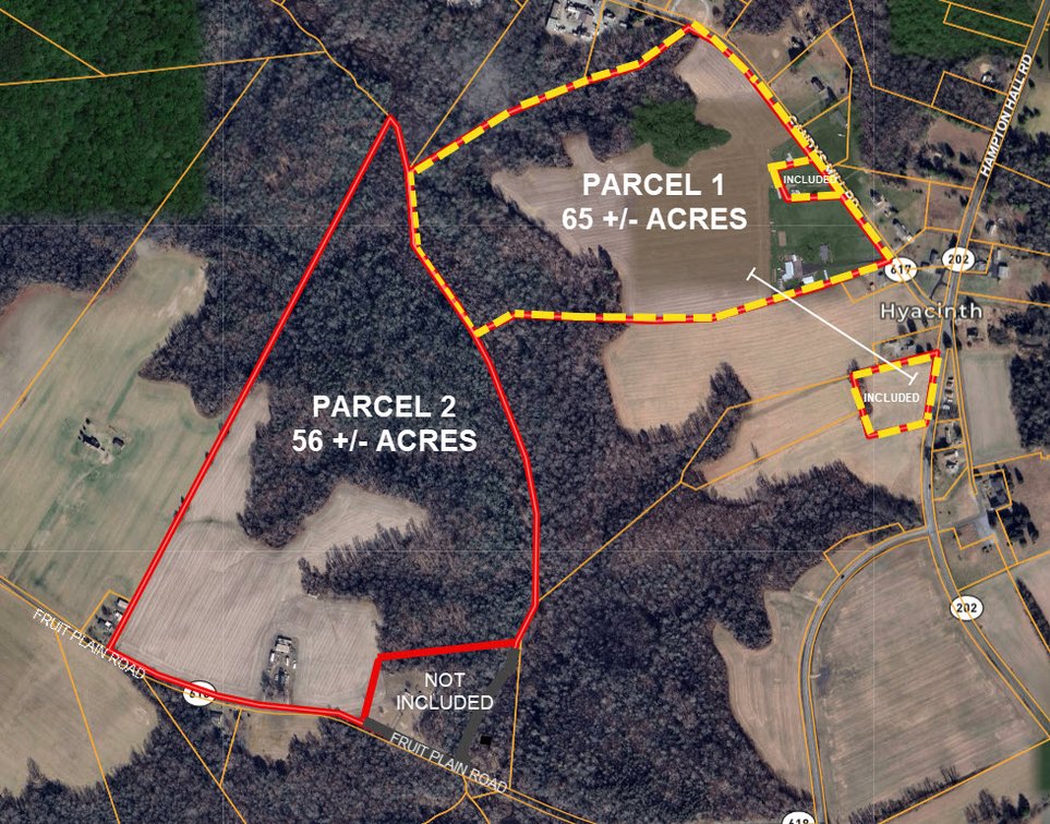 Image for SOLD! | 120± Acres Offered in Two Parcels with Farm Land & Timber, Main House, & Rental Properties | Real Estate from the John F. Dawson Trust | Callao, VA