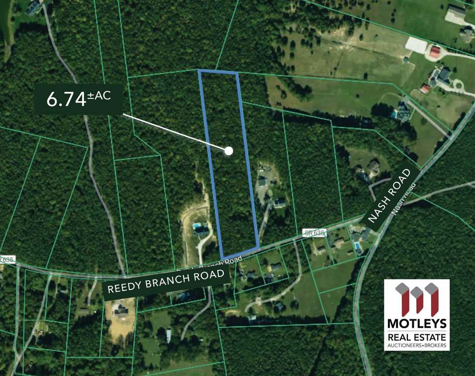 SOLD! | 6.74± AC Buildable Lot | Zoned Agricultural | Minutes to Lake Chesdin | Soil Study Available | 10220 Reedy Branch Road | Chesterfield, VA | 23838 | Online Only