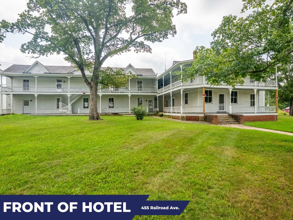 Image for Public Auction | Keysville, VA | 2 Properties | Historic “Charlotte Hotel” & Income-Producing Storefront | Total of 14,296± SF | Rehab Tax Credits | Sold Due to Owner Relocation | Sold Together or Separately | 439 & 455 Railroad Ave | 23947