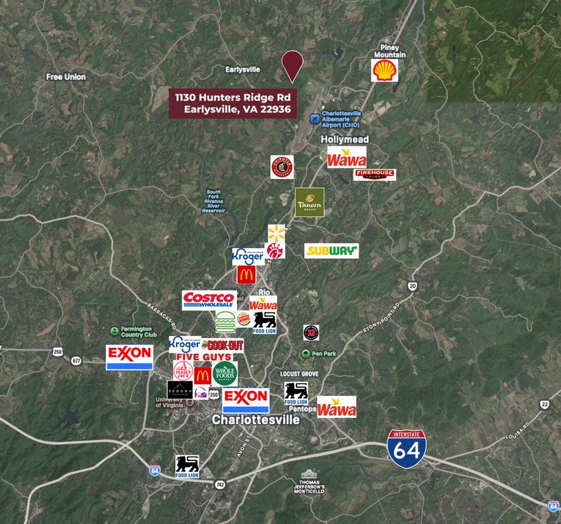 Image for Public Auction | Earlysville, VA | Single-Family Home in Earlysville Forest | 3 BR / 2 BA Rancher on 1.38± Acres | 1,712± SF | 1130 Hunters Ridge Road | 22936