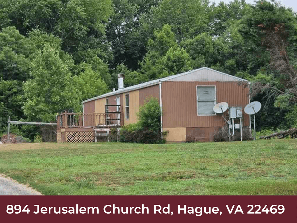 Image for Public Auction | Hague, VA | 2 Northern Neck Lots & Mobile Homes – Buy Separately or Together | 2± Acres | 894 & 896 Jerusalem Church Rd | 22469