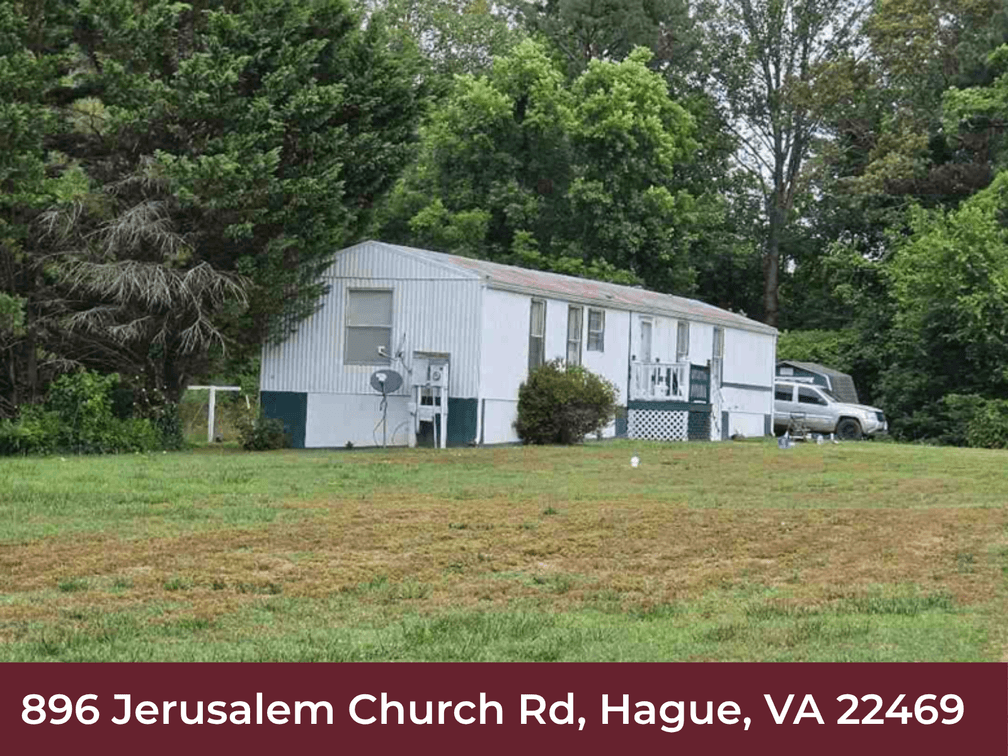 Image for Public Auction | Hague, VA | 2 Northern Neck Lots & Mobile Homes – Buy Separately or Together | 2± Acres | 894 & 896 Jerusalem Church Rd | 22469