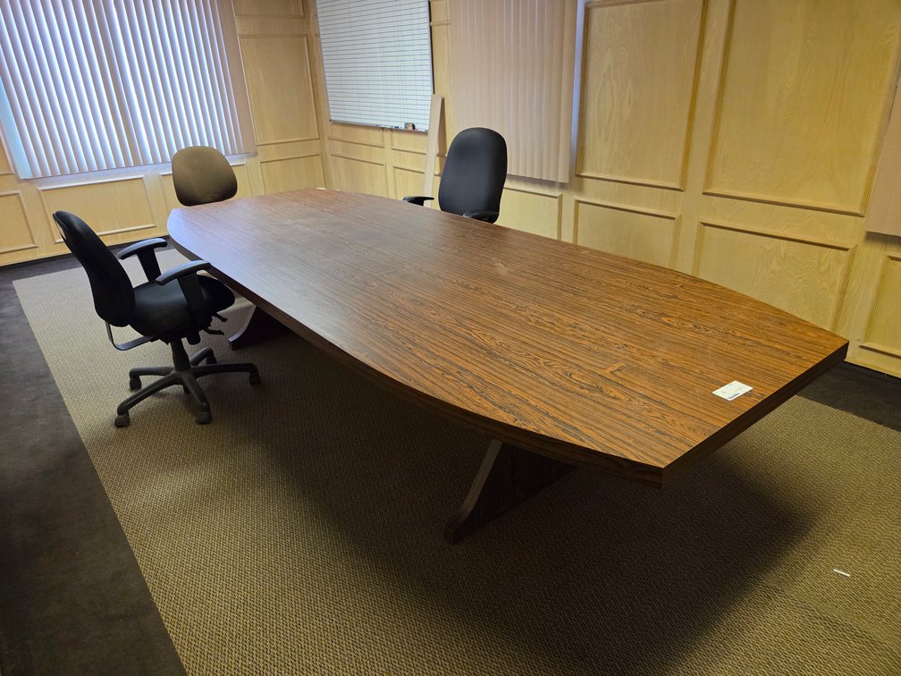 CONFERENCE TABLE, W/ CHAIRS