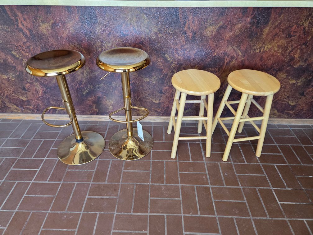 GROUP OF VARIOUS STOOLS
