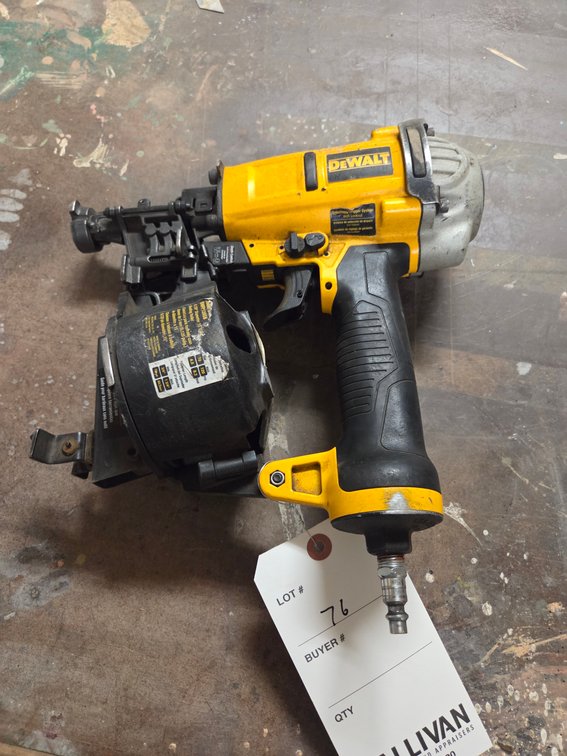 PNEUMATIC COIL NAILER, DEWALT