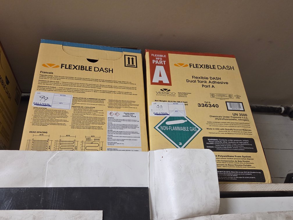 VERSICO FLEXIBLE ADHESIVE PARTS A & B
