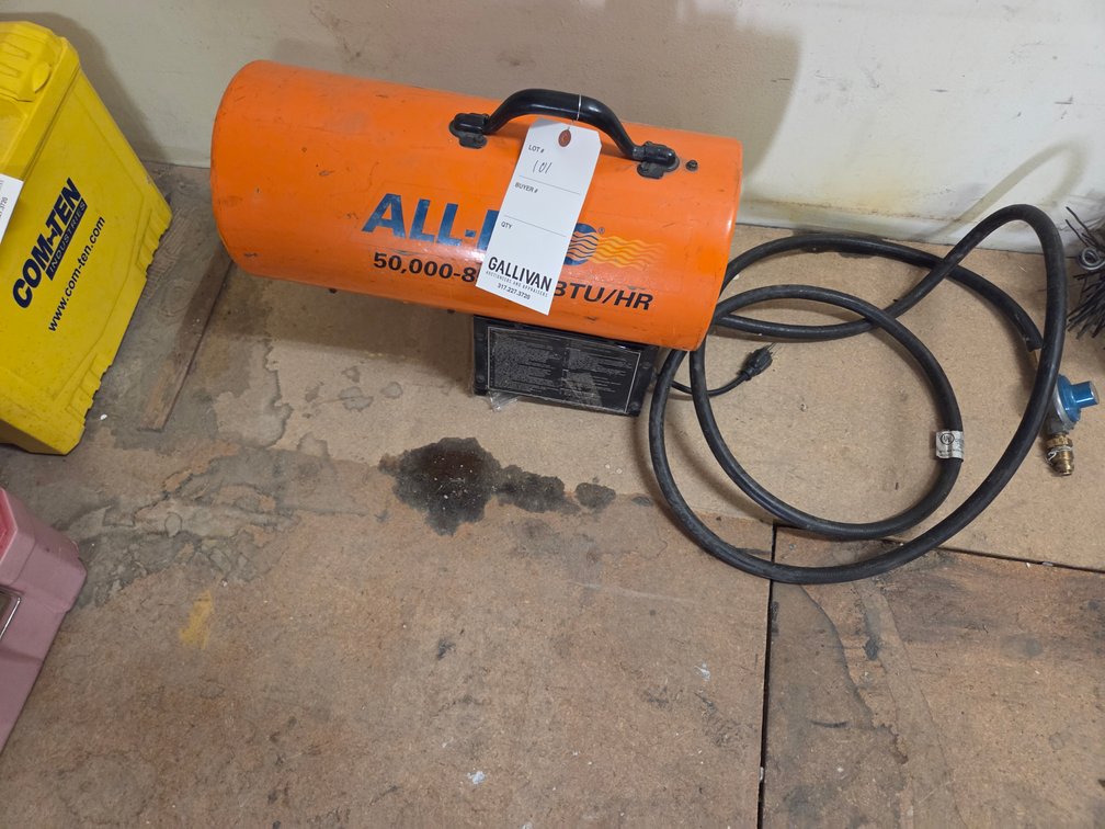 PROPANE TORPEDO HEATER, ALL-PRO