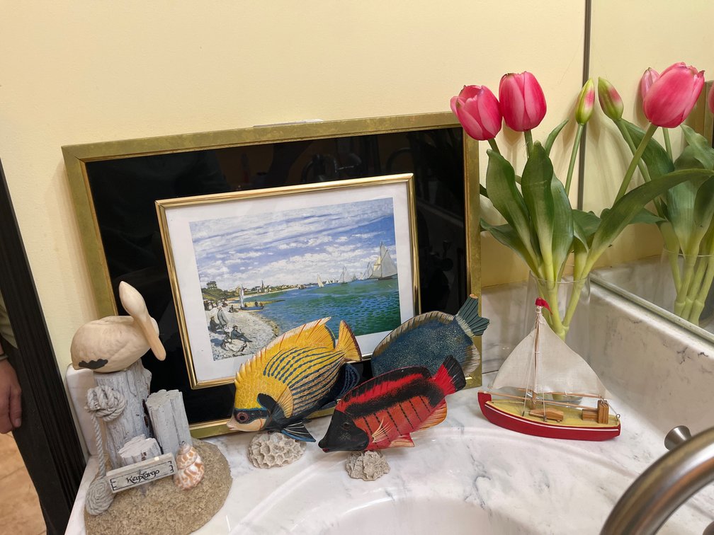 Sea Figurines, Wall Hanging, Length Mirror