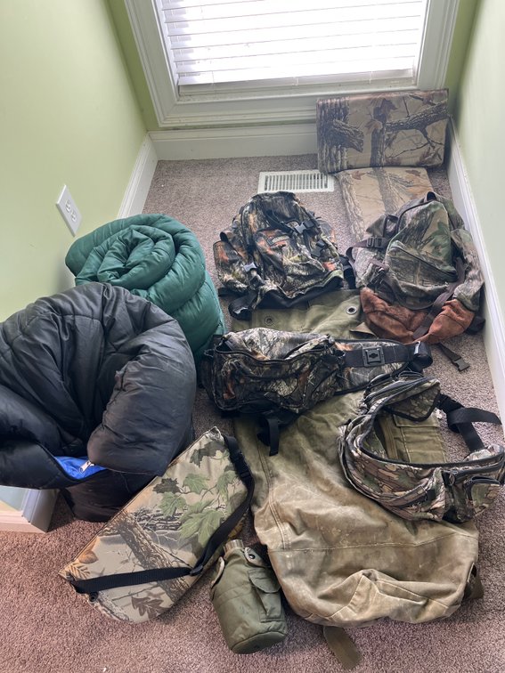 Camo Bags/ Duffle Bag/ Canteen/ Sleeping bags